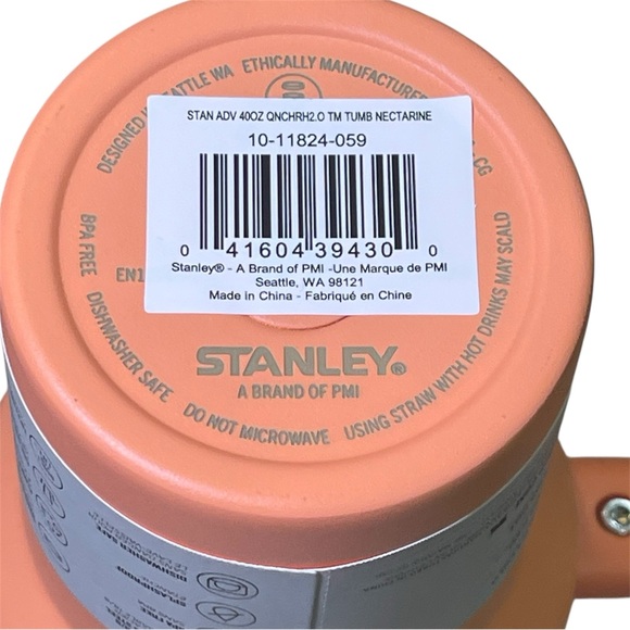 Stanley 40 oz. Quencher H2.0 FlowState Tumbler - Nectarine (Peachy) • NEW • - Picture 9 of 9